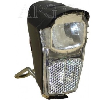 LAMPA PRZÓD JY-7008 1SUPER JASNA LED 2xAA czarna