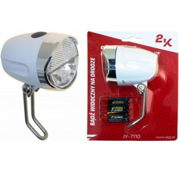 LAMPA PRZÓD JY-7110 1-LED 1W BIAŁA BOX