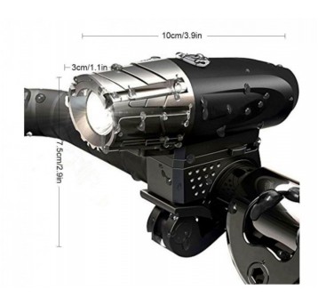 LAMPA PRZÓD USB 220lumenów WODOODPORNA BC-FL1536