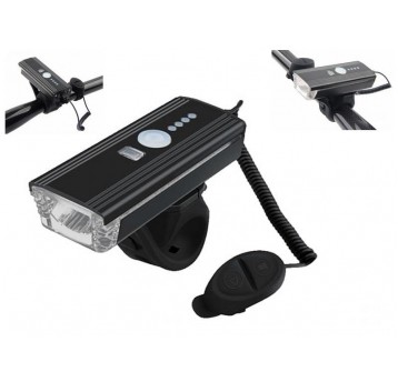 LAMPA PRZÓD USB300lumen SYGNAŁ DŹWIĘK.CZ. ZMIERZCH