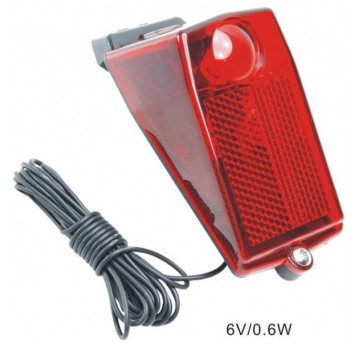 LAMPA TYŁ NA DYNAMO MOC.NA BŁOTNIK KLOSZ NA ŚRUBKĘ