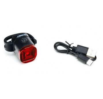 LAMPA TYŁ ROMET USB LED R-6249T 3,7V/210mAh 2F