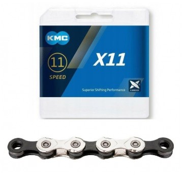 ŁAŃCUCH KMC 11rz 118ogn. X11 SR/CZAR BOX