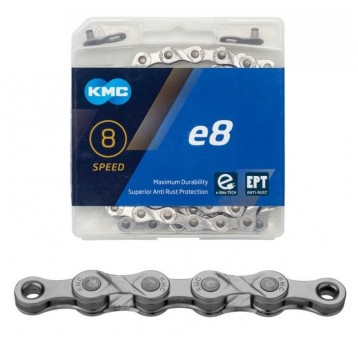 ŁAŃCUCH KMC 8rz 122ogn E8 E-BIKE EPT BOX