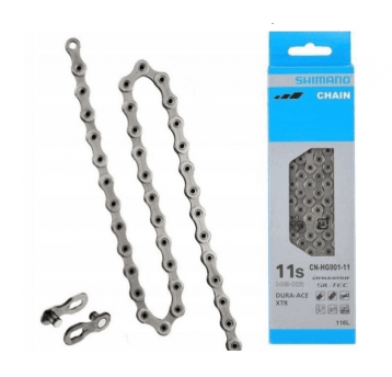 ŁAŃCUCH SHIMANO 11rz CN-HG901 116ogn+SPINKA E-BIKE