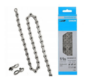 ŁAŃCUCH SHIMANO 11rz CN-HG901 116ogn+SPINKA E-BIKE