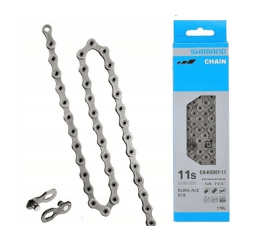 ŁAŃCUCH SHIMANO 11rz CN-HG901 116ogn+SPINKA E-BIKE