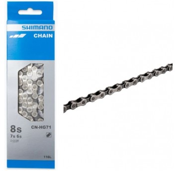 ŁAŃCUCH SHIMANO 6/7/8rz CN-HG71 116ogn E-BIKE BOX