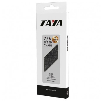 ŁAŃCUCH TAYA 116ogn TB50 6/7rz + 2 ZŁĄCZKI LAN024