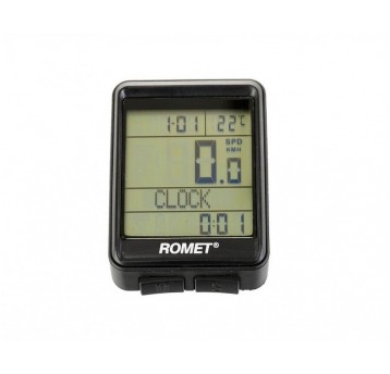 LICZNIK BEZPRZEWODOWY ROMET BKV 1557 CZARNY 17F