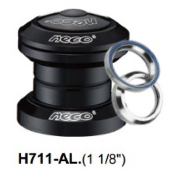 ŁOŻYSKA STERU 1-1/8x34x30 AHEAD H711 ALU NECO CZAR