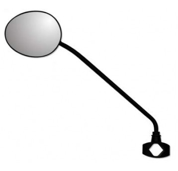 LUSTERKO AJS CZARNE NA KIEROWNICĘ DŁUGIE RAMIĘ