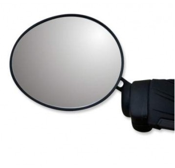 LUSTERKO AJS CZARNE WKRĘCANE W KIEROWNICĘ