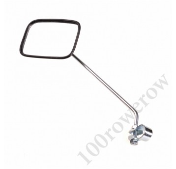 LUSTERKO PROSTOKĄTNE DŁUGIE CZARNY PRĘT