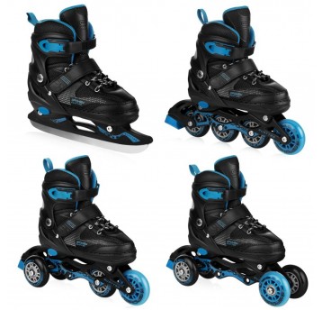 ŁYŻWOROLKI R.34-37 TQ QUATTRO 4in1