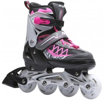 ŁYŻWOROLKI WROTKI ŁYŻWY 4w1 R. 30-33 PRO LED R-SZ