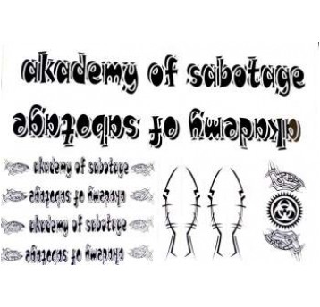 NAKLEJKA ACADEMY CZARNA