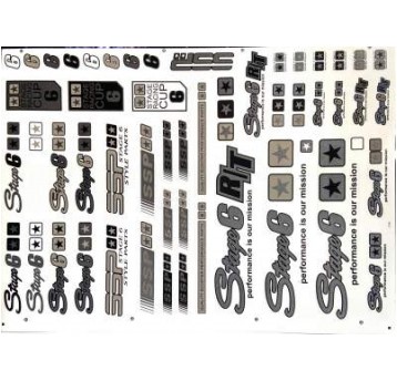 NAKLEJKA KAT 0 STAGE SREBRNA