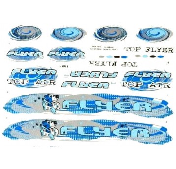 NAKLEJKA KAT KR5 FLYER NIEBIESKA