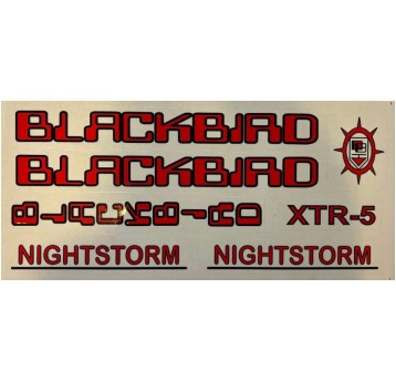 NAKLEJKA KR2 BLACKBIRD