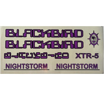 NAKLEJKA KR2 BLACKBIRD