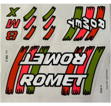 NAKLEJKA KR3 ROMET 6x6,5cm