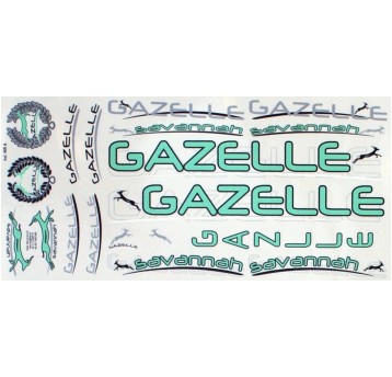 NAKLEJKA KR4 GAZELLE MIĘTA
