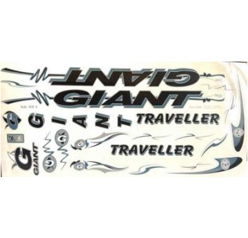 NAKLEJKA KR4 GIANT CZARNY/SR