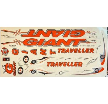 NAKLEJKA KR4 GIANT POMARAŃCZOWA