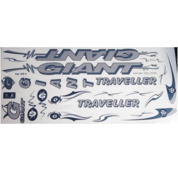 NAKLEJKA KR4 GIANT SREBRNY/SR