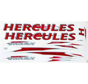 NAKLEJKA KR4 HERCULES CZERWONY