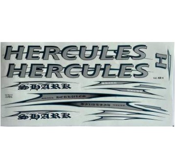 NAKLEJKA KR4 HERCULES SREBRNY/SR