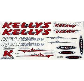 NAKLEJKA KR4 KELLY'S CZERWONA