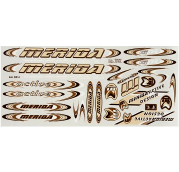 NAKLEJKA KR4 MERIDA KREMOWO-BRĄZOWA