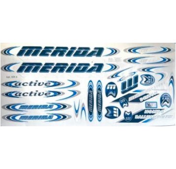 NAKLEJKA KR4 MERIDA NIEBIESKA