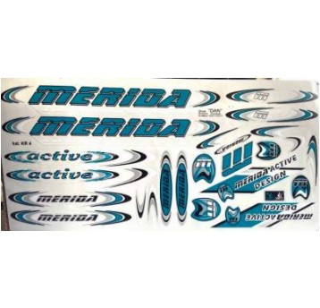 NAKLEJKA KR4 MERIDA TURKUS