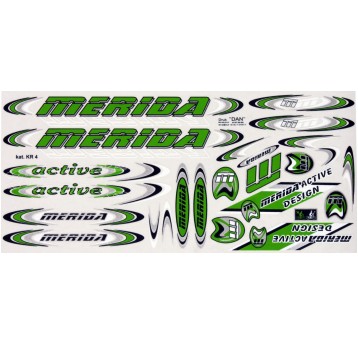 NAKLEJKA KR4 MERIDA ZIELONA