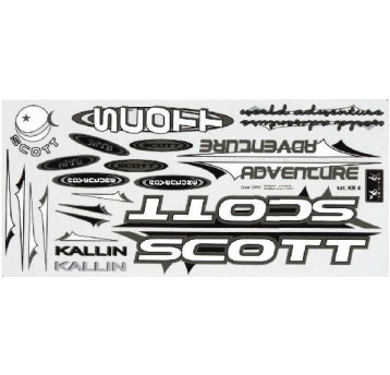 NAKLEJKA KR4 SCOTT BIAŁA/BR