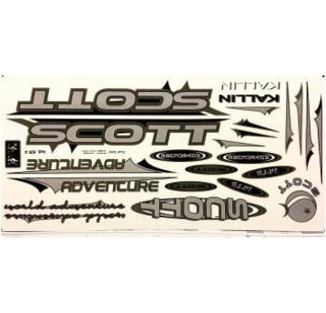 NAKLEJKA KR4 SCOTT SREBRNA/SR