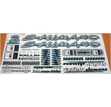 NAKLEJKA KR4 SHIMANO SREBRNA/SR