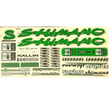 NAKLEJKA KR4 SHIMANO ZIELONA