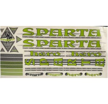 NAKLEJKA KR4 SPARTA ZIELONA