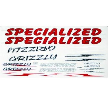 NAKLEJKA KR4 SPECIALIZED CZERWONA