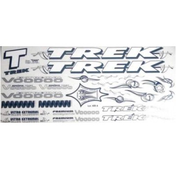 NAKLEJKA KR4 TREK BIAŁY