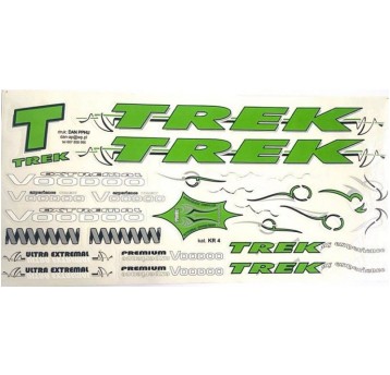 NAKLEJKA KR4 TREK ZIELONY