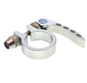 OBEJMA SIODŁA NA ZACISK D-31,8mm 140052-S SREBRNA