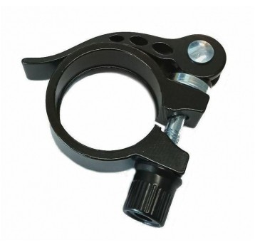 OBEJMA SIODŁA NA ZACISK D-34,9mm CZARNA HX-Y05-01