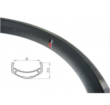 OBRĘCZ 20 BMX 48otw. 21,5mm CZARNA