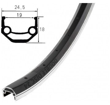 OBRĘCZ 27,5" 36otw> VENTURA CZARNA