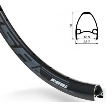 OBRĘCZ FW DISC 26" 559x19 32otw. RODI CZARNA